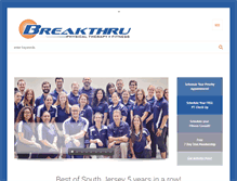 Tablet Screenshot of breakthruptfitness.com
